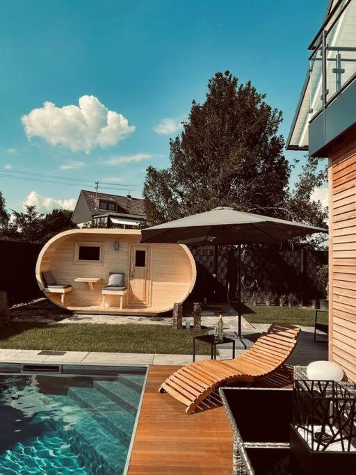 Villa Dreamy Vibes Mit Privatem Pool & Rheinblick Niederkassel Extérieur photo